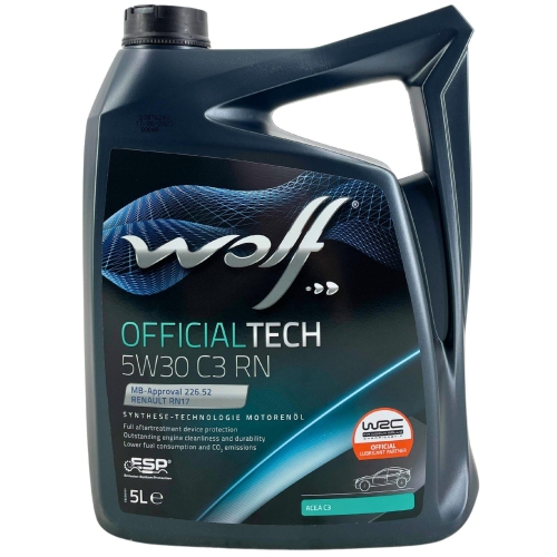Motor&ouml;l Motoren&ouml;l Wolf OfficialTech 5W-30 C3 RN 5 Liter Kanister 1051986