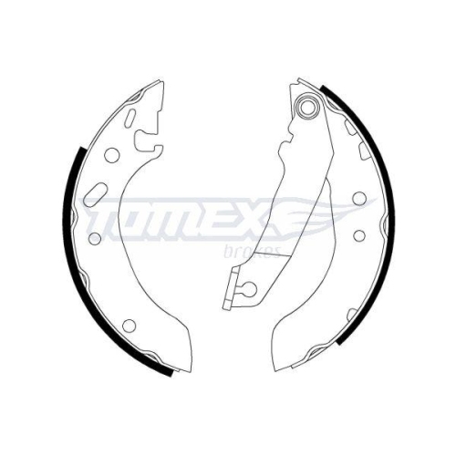 TOMEX Brakes Bremsbackensatz TX 20-53