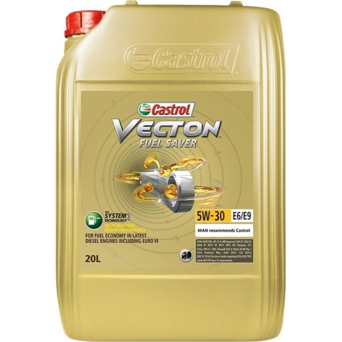 Castrol Vecton Long Drain 5W-30 E6/E9 20 Liter LDF-4 MAN 3677 MB 228.51 VDS-4