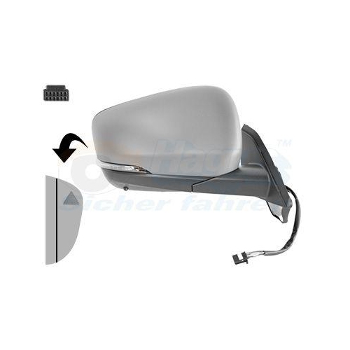 VAN WEZEL Au&szlig;enspiegel * HAGUS * 4416818