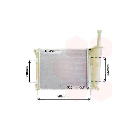 VAN WEZEL K&uuml;hler, Motork&uuml;hlung 73002099