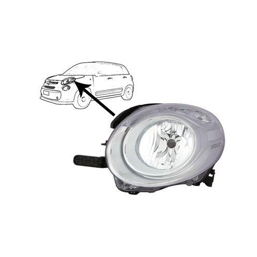 VAN WEZEL Hauptscheinwerfer 1609963