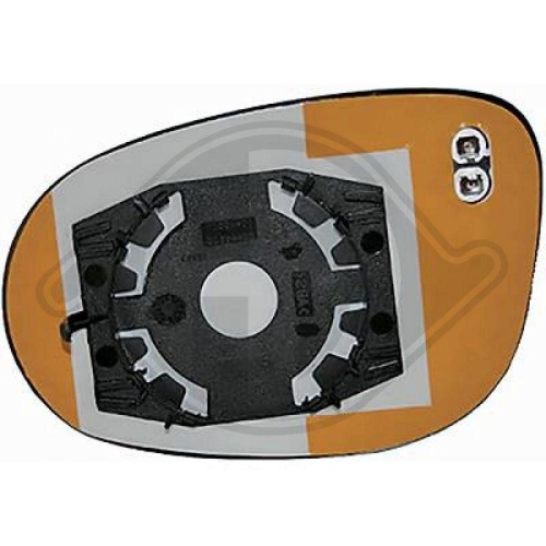 DIEDERICHS Spiegelglas, Au&szlig;enspiegel 3463227