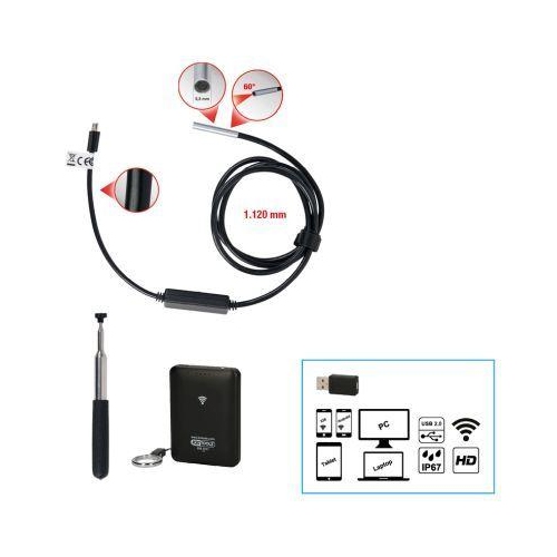 VIDEOENDOSKOP-SATZ KS TOOLS 550.7540