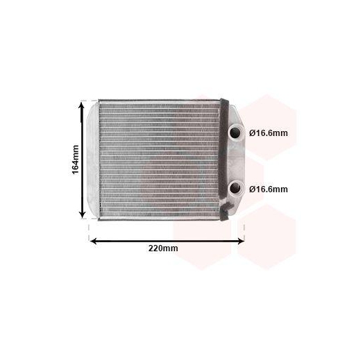 VAN WEZEL W&auml;rmetauscher, Innenraumheizung *** IR PLUS *** 43016701