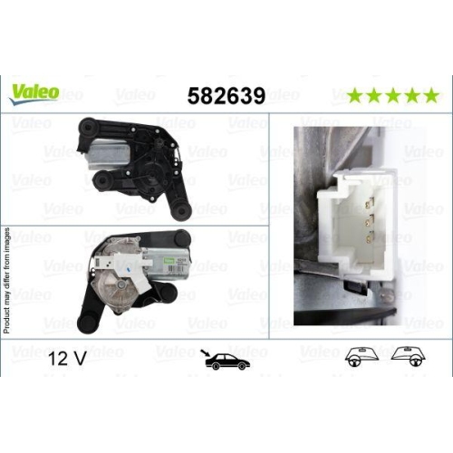 VALEO Wischermotor ORIGINAL TEIL 582639