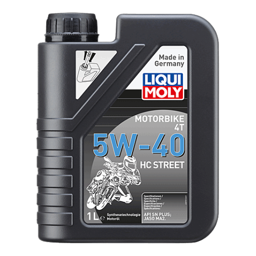 Liqui Moly 4T Motorbike Motor&ouml;l 20750 5W-40 Street 1Liter Motorrad&ouml;l HC-Synthese