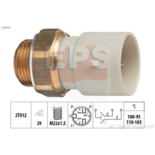 EPS Temperaturschalter, Kühlerlüfter Made in Italy - OE Equivalent