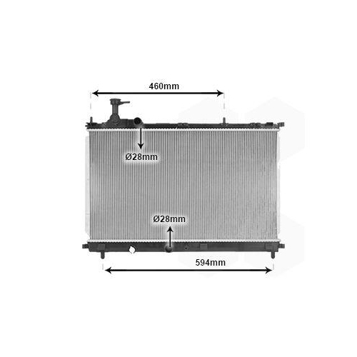 VAN WEZEL K&uuml;hler, Motork&uuml;hlung 52012708