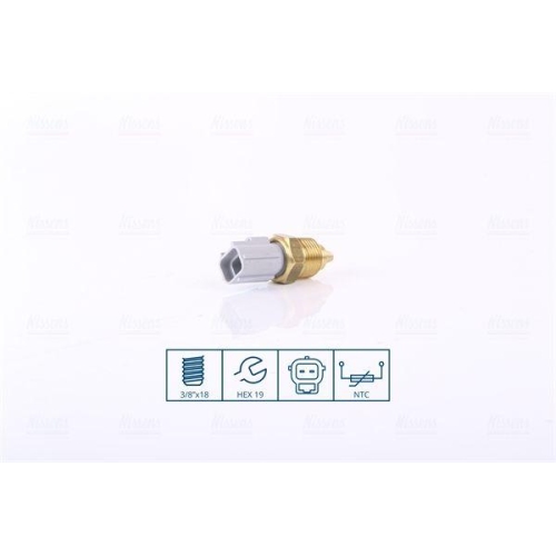 NISSENS Sensor, K&uuml;hlmitteltemperatur 207057