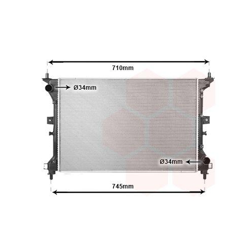 VAN WEZEL K&uuml;hler, Motork&uuml;hlung 52012711
