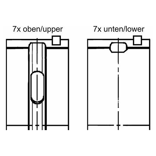 KOLBENSCHMIDT Kurbelwellenlagerschalen-Satz 77955620