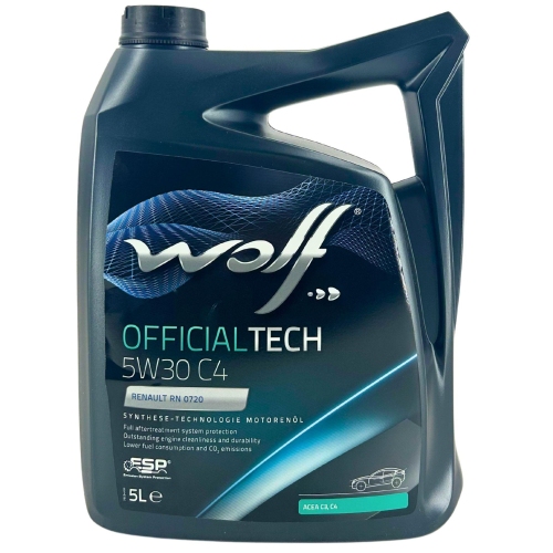 Motor&ouml;l Motoren&ouml;l Wolf OfficialTech 5W-30 C4 5 Liter Kanister 1051962
