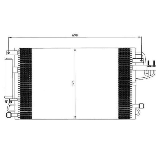 WAECO Kondensator, Klimaanlage 8880400344