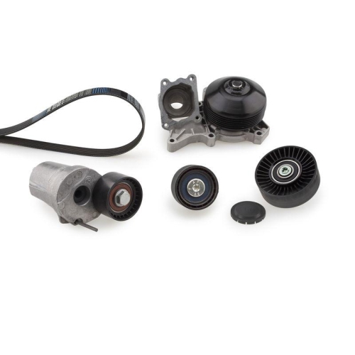GATES Wasserpumpe + Keilrippenriemensatz Micro-V&reg; KP36DPK1698