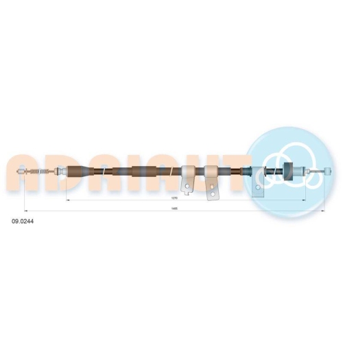ADRIAUTO Seilzug, Feststellbremse 09.0244