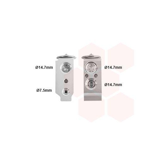 VAN WEZEL Expansionsventil, Klimaanlage 82001292