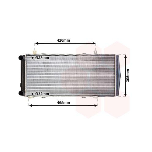 VAN WEZEL K&uuml;hler, Motork&uuml;hlung 76002004