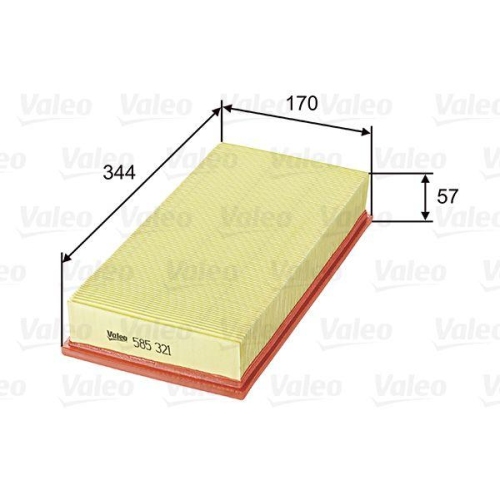 VALEO Luftfilter 585321