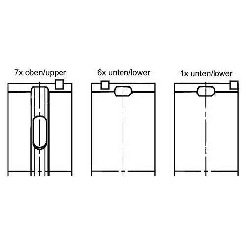 KOLBENSCHMIDT Kurbelwellenlagerschalen-Satz 77957600