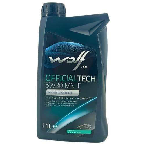 Motor&ouml;l Motoren&ouml;l Wolf OfficialTech 5W-30 MS-F 1 Liter Flasche 1051963
