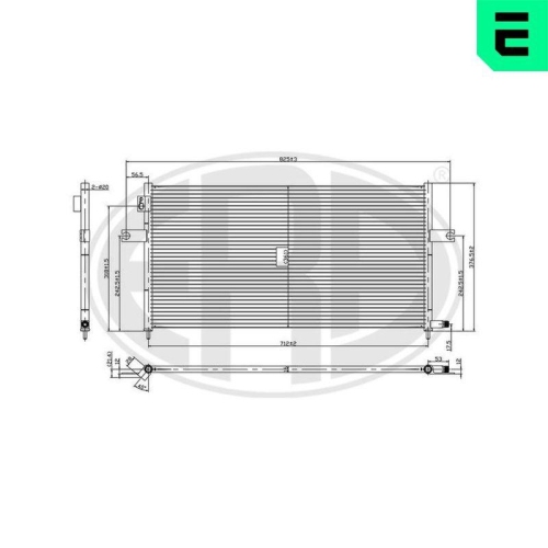 ERA Kondensator, Klimaanlage 667289