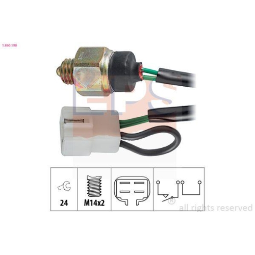 EPS Schalter, R&uuml;ckfahrleuchte Made in Italy - OE Equivalent
