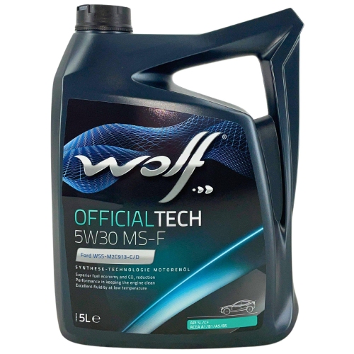 Motor&ouml;l Motoren&ouml;l Wolf OfficialTech 5W-30 MS-F 5 Liter Kanister 1051964