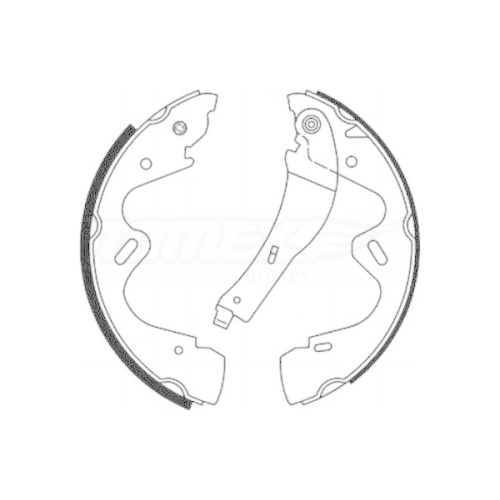 TOMEX Brakes Bremsbackensatz TX 22-01