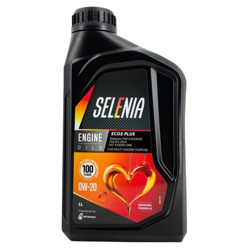 Motor&ouml;l Motoren&ouml;l Petronas Selenia Eco2 Plus 0W-20 1 Liter Flasche 70826E18EU