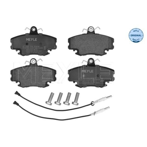 MEYLE Bremsbelagsatz, Scheibenbremse MEYLE-ORIGINAL: True to OE. 025 214 6318/W