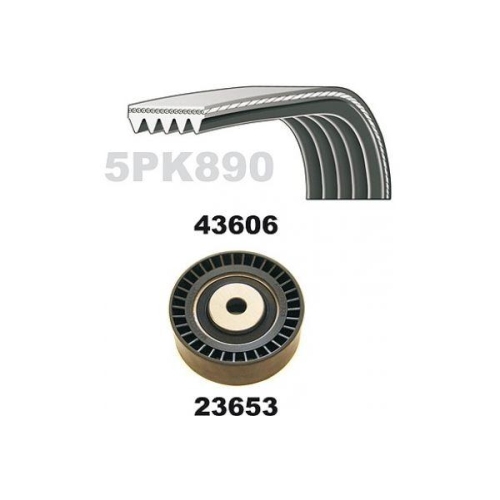 MAPCO Keilrippenriemensatz 23606