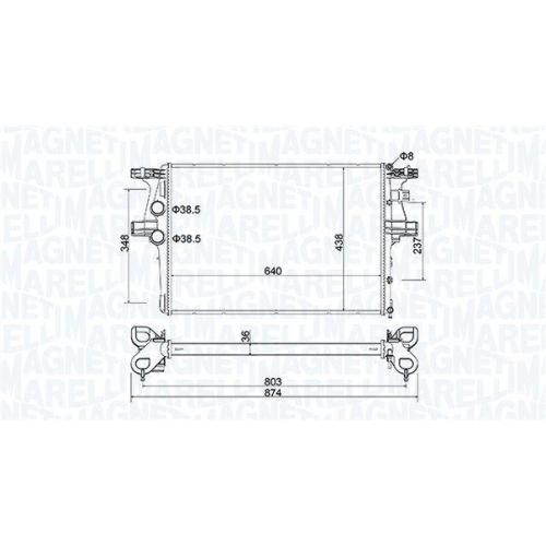 MAGNETI MARELLI K&uuml;hler, Motork&uuml;hlung 350213204600