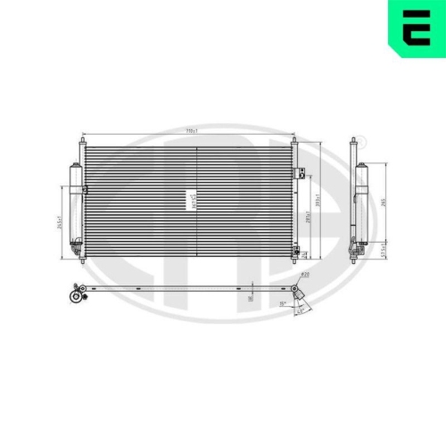 ERA Kondensator, Klimaanlage 667297
