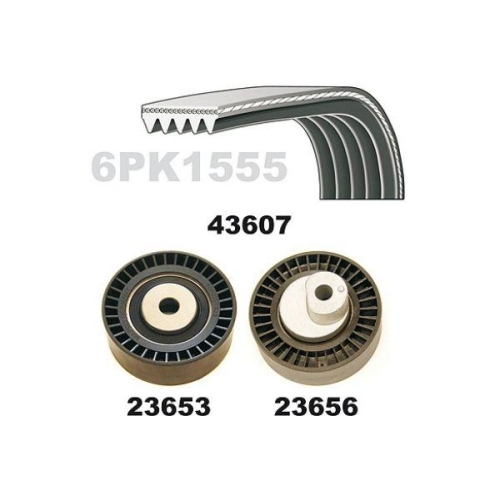 MAPCO Keilrippenriemensatz 23607