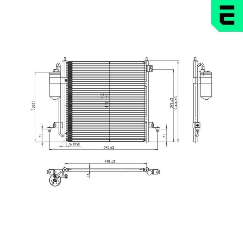 ERA Kondensator, Klimaanlage 667300