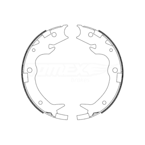 TOMEX Brakes Bremsbackensatz TX 22-65