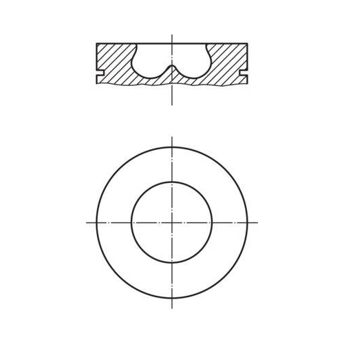 MAHLE Kolben 033 PI 00102 002