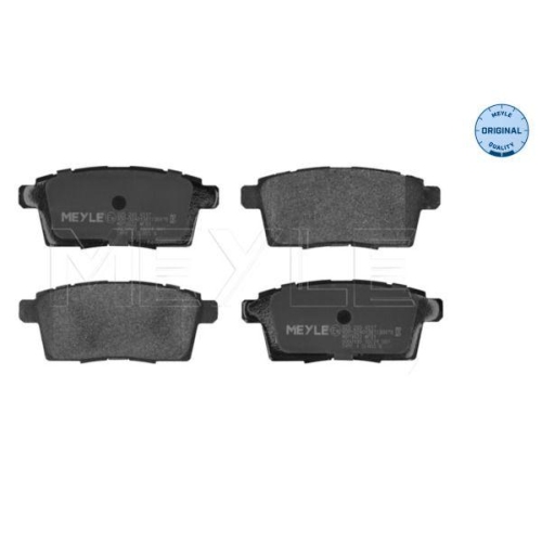 MEYLE Bremsbelagsatz, Scheibenbremse MEYLE-ORIGINAL: True to OE. 025 245 4517
