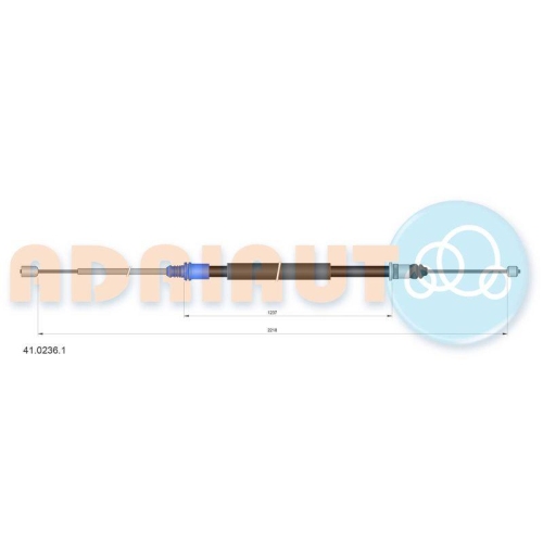 ADRIAUTO Seilzug, Feststellbremse 41.0236.1