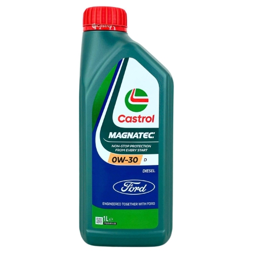 Motor&ouml;l Motoren&ouml;l Ford Castrol Magnatec 0W-30 D 1 Liter Flasche 15F60B