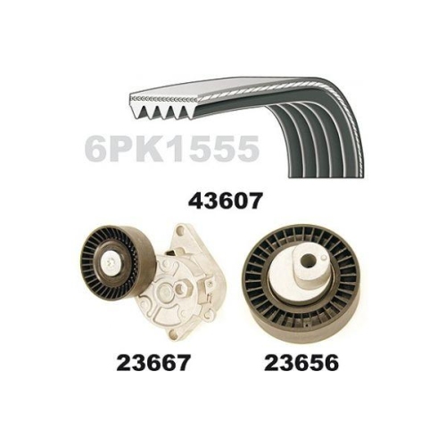 MAPCO Keilrippenriemensatz 23610