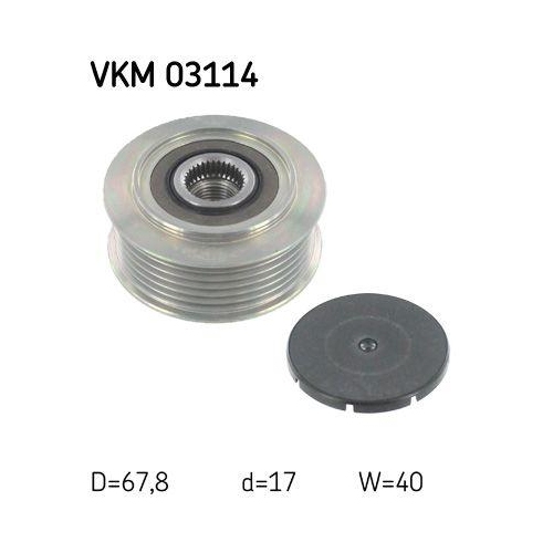 SKF Generatorfreilauf VKM 03114