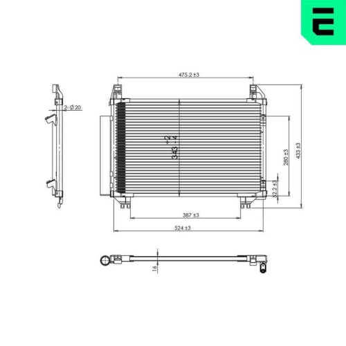 ERA Kondensator, Klimaanlage 667305