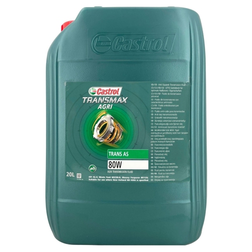 Castrol Transmax Agri Trans AS 80W Landmaschinen-Getriebe&ouml;l GL-4 20 Liter