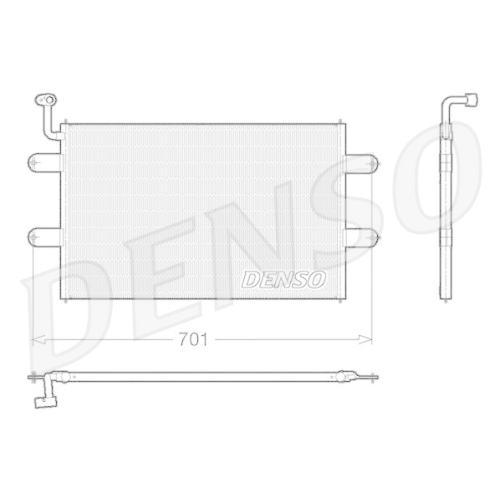 DENSO Kondensator, Klimaanlage DCN27003