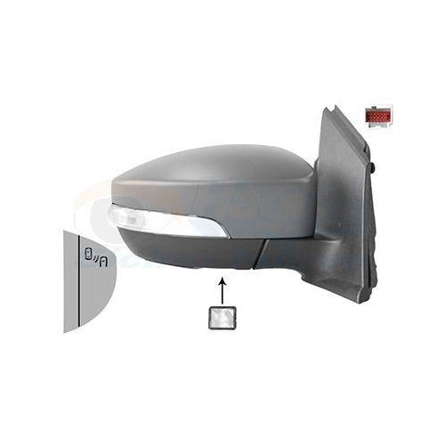 VAN WEZEL Au&szlig;enspiegel * HAGUS * 1906828