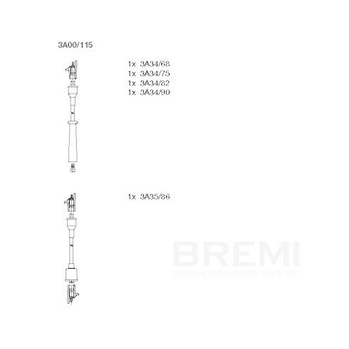 BREMI Z&uuml;ndleitungssatz 3A00/115