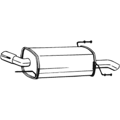 BOSAL Endschalld&auml;mpfer 185-201