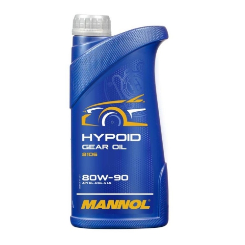 Mannol Hypoid Gear Oil Getriebe&ouml;l 80W-90 GL-4/GL-5 LS 1 Liter Flasche MN8106-1